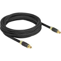 DeLOCK Premium digitale optische Toslink audio kabel met nylon mantel - 8mm / zwart - 3 meter