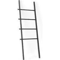SmartaSaker Leana handdoekladder 51x152x4cm Hout Zwart 1017445-040