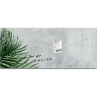 Sigel glasmagneetbord - Artverum - 130x55cm - botanic - SI-GL298
