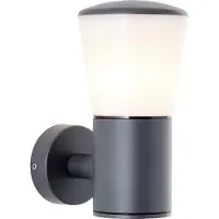 Brilliant Cliffi - Buiten wandlamp - E27 max 1x28W - IP44 - Antraciet