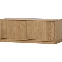 Vtwonen Modulair Onderkast - Eikenhout Fineer - Naturel - 44x110x40 cm