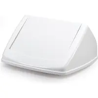 Durable deksel Durabin Fliplid 40 liter, wit