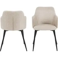 Fonq Wing Eetkamerstoel - Beige