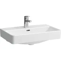 Laufen Pro S - Wastafel 60x38 cm, zonder kraangat en overloop, wit H8129530001421