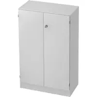 Hammerbacher Matrix Archiefkast MDF (Medium-density fibreboard), Spaanplaat 2 Planken Afsluitbaar 800 x 420 x 1.270 mm Grijs