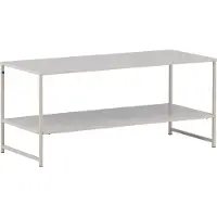 Venture Home Staal bijzettafel 1 plank beige.