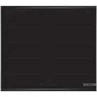 Bosch Serie 4 NXX675CB5E, zwart, inbouwmodel, 60 cm, inductiekookplaat met zones, glaskeramik, 4 kookzones