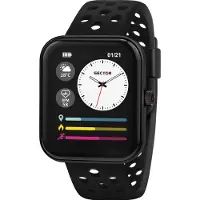 Sector Horloge, S-03 Smartwatch Pro, Zwart, (Sporthorloge, 45 mm)