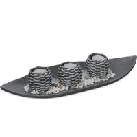 Relaxdays Set porta-candele (39 x 16 x 6 cm)