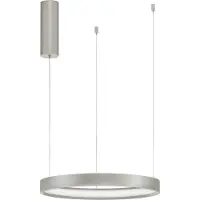 Lyora Ronde hanglamp Perrine zilvergrijs Ø 40cm