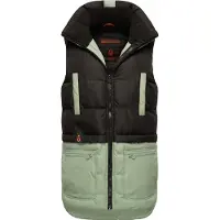MARIKOO Bodywarmer mintgroen / zwart