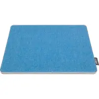 Sigel Muismat Eyestyle, B 250 x D 200 x H 7 mm, textieloppervlak van gerecycled PET, lichtblauw/donkergrijs