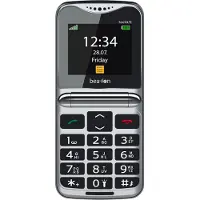 Beafon Fold 10 Senioren mobiele telefoon Zwart, Zilver