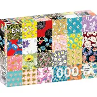 Enjoy Puzzle Floral Patterns Puzzel (1000 stukjes)
