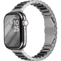 Strap-it Premium titanium band - geschikt voor Apple WatchSeries 1/2/3/4/5/6/7/8/9/10/11/SE/SE2/SE3/Ultra (2/3) - afmetingen 42mm / 44mm / 45mm / 49mm (zilver)