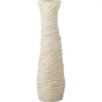 Bloomingville Damien Vaas 31,5 Cm Natuurwit - Vazen Steengoed White - 82060822