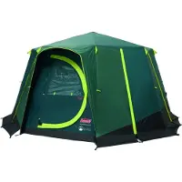 Coleman Octagon Blackout familietent - tent 8 persoons - verduisterende tent - groen