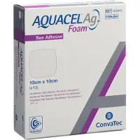 Aquacel AG Schuimverband Niet-Klevend 10x10cm 10 St Verband(en)