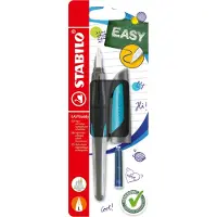 Stabilo Easybuddy linkshandige vulpen Zwart en blauw