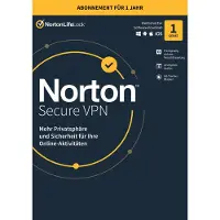Norton Secure VPN - geen datalimiet [1 apparaat - 1 jaar] voor pc, MAC, mobiele apparaten