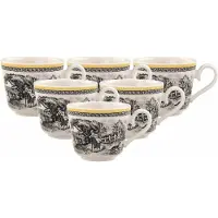 Villeroy & Boch Mokka- / Espressotassen Audun Ferme 80 ml Set van 6