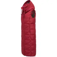 NAVAHOO Bodywarmer 'Brezelchen' wijnrood
