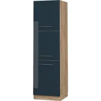 Vicco Fame-Line Keukenkasten – 60 cm Donkerblauw hoogglans