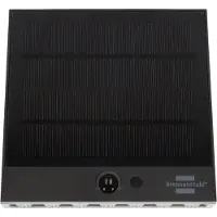 Brennenstuhl Solar LED-buitenspot SOL 1000 Plana, 1000 lm, 4 lichtstanden, bewegings- & schemersensor, IP54, grijs