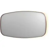 Ink Spiegel SP30 160x4x80 cm incl. Indirect LED-Verlichting Rondom en Spiegelverwarming Geborsteld Koper
