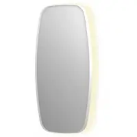 Ink Spiegel SP30 50x4x100 cm incl. Indirect LED-Verlichting Rondom en Spiegelverwarming Mat Wit