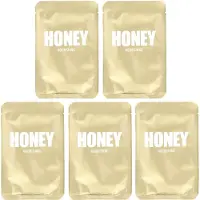 Lapcos , Honing Beauty Sheet Mask Set, Nouriserend, 5 Sheets, 0,91 fl oz (27 ml) Elk