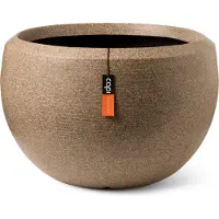 Capi Europe Vaas bol arc granite d67h45 taupe