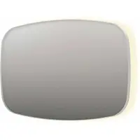 Ink Spiegel sp30 120x4x80 cm incl. Indirect led-verlichting rondom en spiegelverwarming mat wit