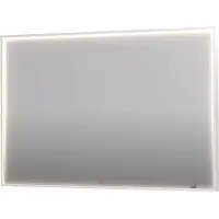 Ink Spiegel SP19 120x4x80 cm incl. direct LED-Verlichting Rondom en Spiegelverwarming Mat Wit