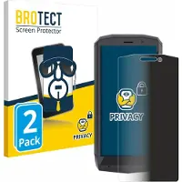 BROTECT - privacy screenprotector voor Cubot Pocket - Folie Beschermfolie Blauwlichtfilter 2 Stuks