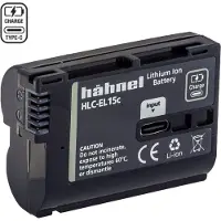 Hähnel Batterij Ultra HLC-EL15c USB-C Zwart voor Nikon fototoestel