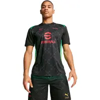 Puma AC Milan X Off-White Pre-Match Trainingsshirt 2024-2025 Zwart Rood
