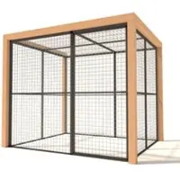 Glorenza Olivia - Kattenren - Aluminium - Antraciet - 224x190x187 cm
