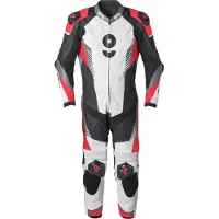 GMS GRC-1 Zwart Wit Rood 1-Delig Motorpak Maat 54