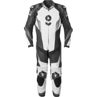 GMS GRC-1 Zwart Wit Grijs 1-Delig Motorpak Maat 50