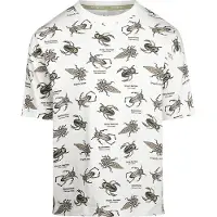 Koko Noko T-shirt wit Jongens Stretchkatoen Ronde hals All over print - maat 116