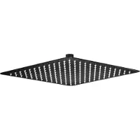 Deante Bovenplaat, staal - 300x300 mm - zwart, vierkant, rechthoekig
