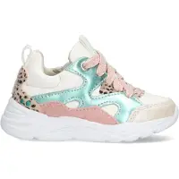 BunniesJR 225344 sanne spring Veterschoenen | Maat 26 Meisjes Roze