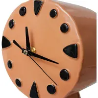 HK Living Retro keramische klok 20,8 cm Peach