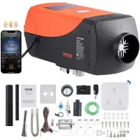 Vevor Air Diesel Heater 12V 5-8KW, Diesel Air Heater, Standkachel, 0,16-0,62 l/u. Diesel Heater met LCD-scherm, afstandsbediening en Bluetooth-app.