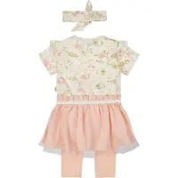Dirkje Meisjes Kledingset - Faded peach