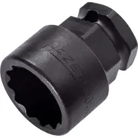 Hazet 900SZ6-22 900SZ6-22 Buiten-dubbel-zeskant-tractionprofiel Dopsleutelinzetstuk 22 mm 1/2 (12.5 mm)