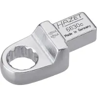 Hazet Insteekringsleutel 6630C-11 · 9 x 12 mm insteekvierkant massief · Buitentwaalfkant tractieprofiel · SW 11 mm