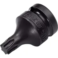 Hazet Krachtdopsleutelbit 995S-T50 · 1/2 inch (12,5 mm) vierkant hol · Binnen-TORX-profiel · SW T50