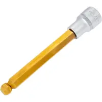 Hazet Dopsleutelbit 986KK-12 · 1/2 inch (12,5 mm) vierkant hol · Binnen-zeskant-profiel · SW 12 mm